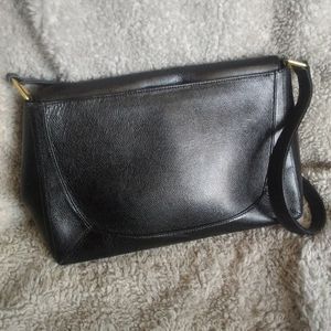 Cole haan bag black leather purse